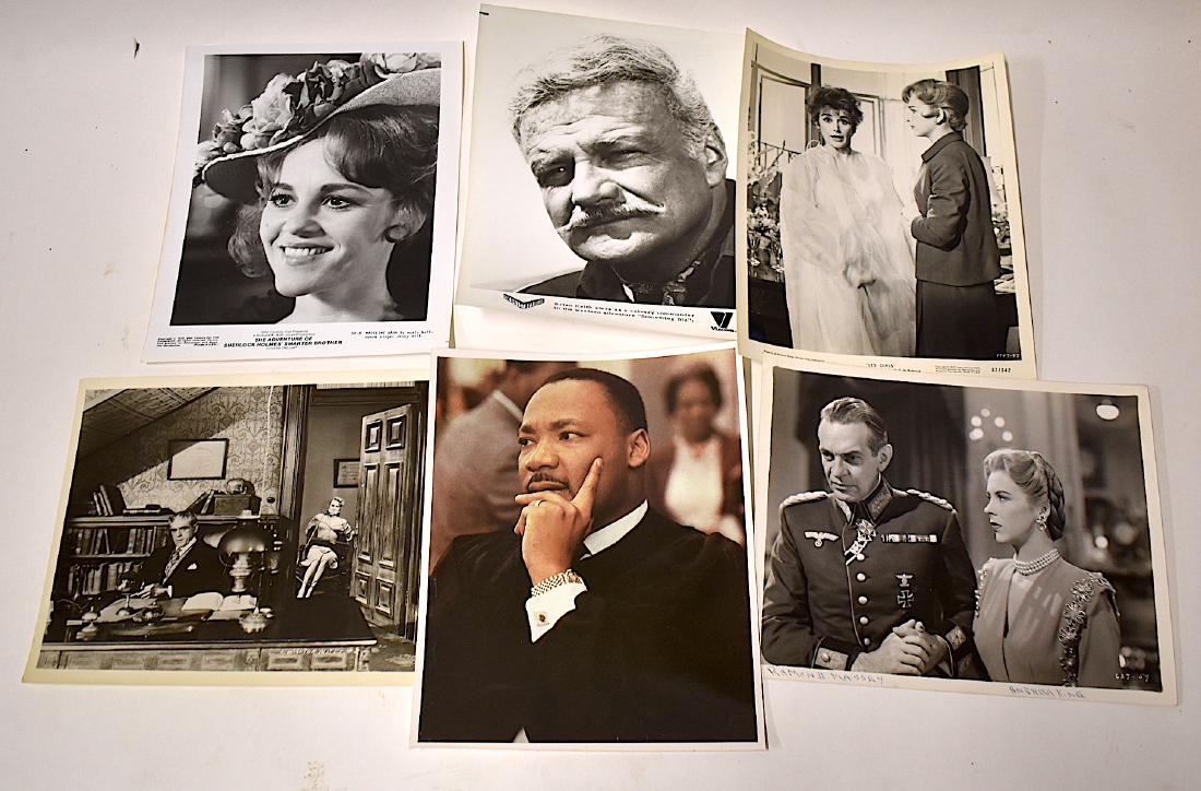 Vintage Celebrity & Movie Stills K's (660): An excellent dealer or collector's lot of vintage movie stills and celebrity portraits , alphabetical Includes Michael Keaton; Nicole Kidman; Martin Luther King; Stephen King etc. Six Hundred and Sixt
