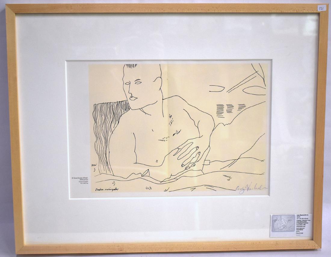 Andy Warhol Original Signed Print. 1986 (1 of 6)