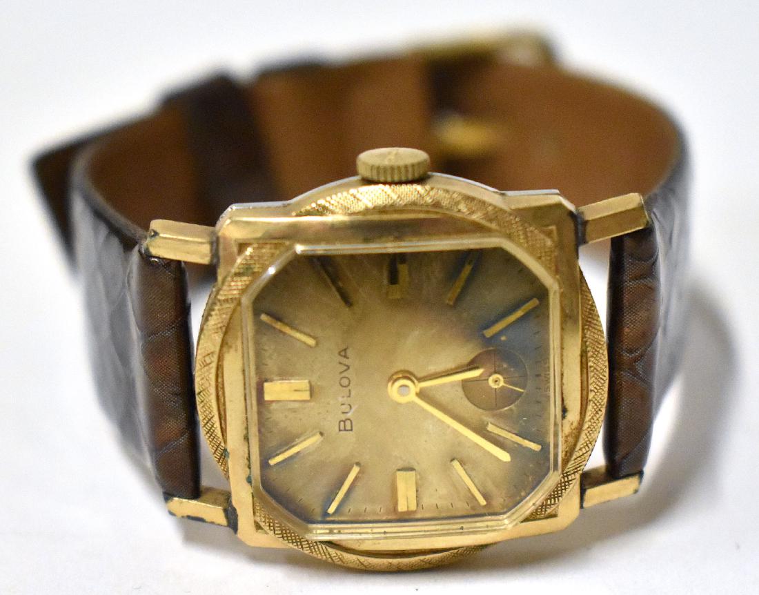 Art Deco Bulova 10k Rgp Wristwatch