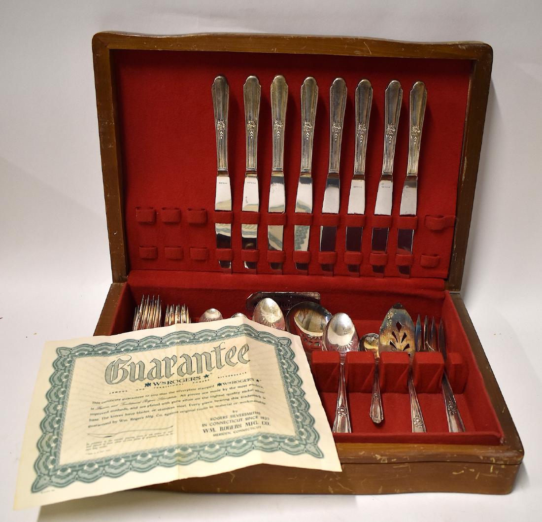 Wm. Rogers Silverplate Flatware Service for 8 (1 of 3)