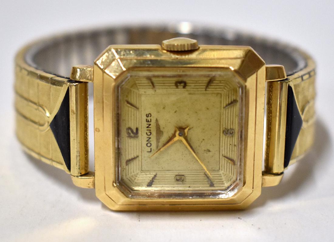 14K Gold Art Deco Longines Wristwatch (1 of 9)