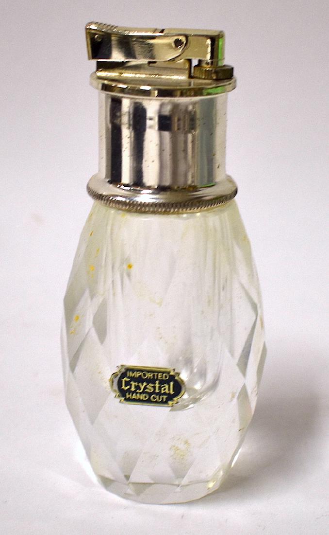 Butane Lighter. Hand Cut Imported Crystal (1 of 5)