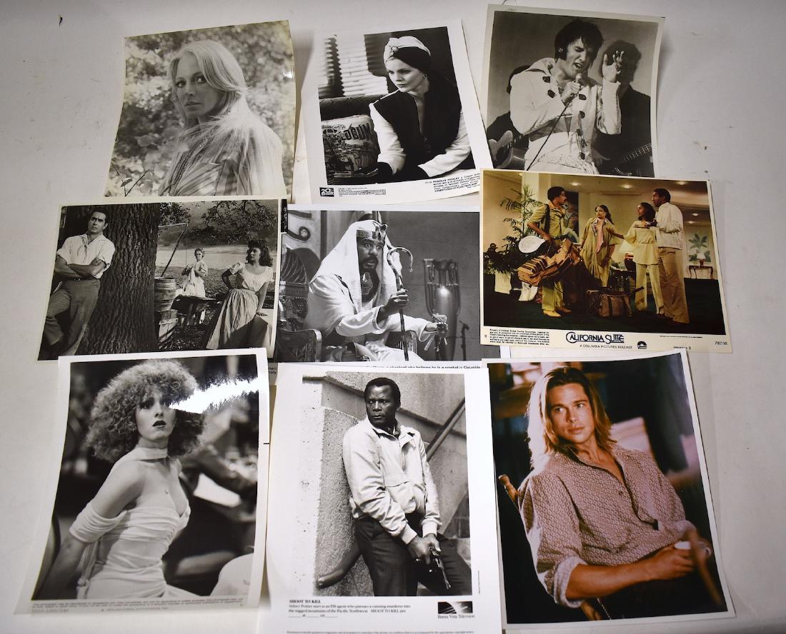 Celebrity Photographs. P's Peters to Purl (410): The lot is comprised of movie stills and publicity photographs. Please call the gallery for specific numbers and details of the lots. This P lot includes Michelle Pfeiffer; Elvis Presley; Priscilla Pr
