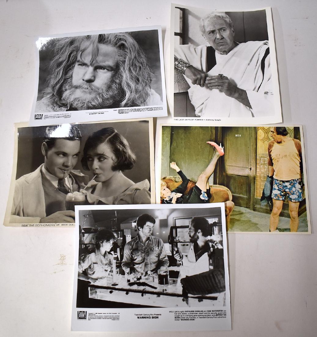 Celebrity Photographs. Q's. Quinn and Quaid (93): The lot is comprised of movie stills and publicity photographs. Please call the gallery for specific numbers and details of the lots. This lot includes 75 Anthony Quinn movie stills and publicity port