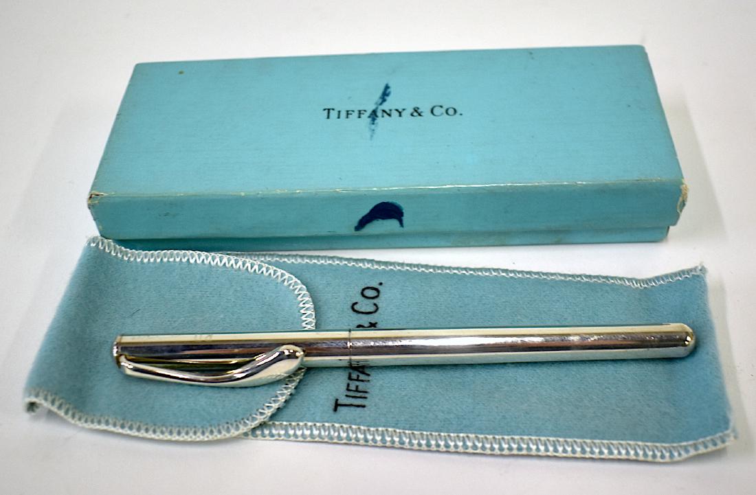 Tiffany and Co. Elsa Peretti Ballpoint Pen: Original Tiffany Bag. Original Box.