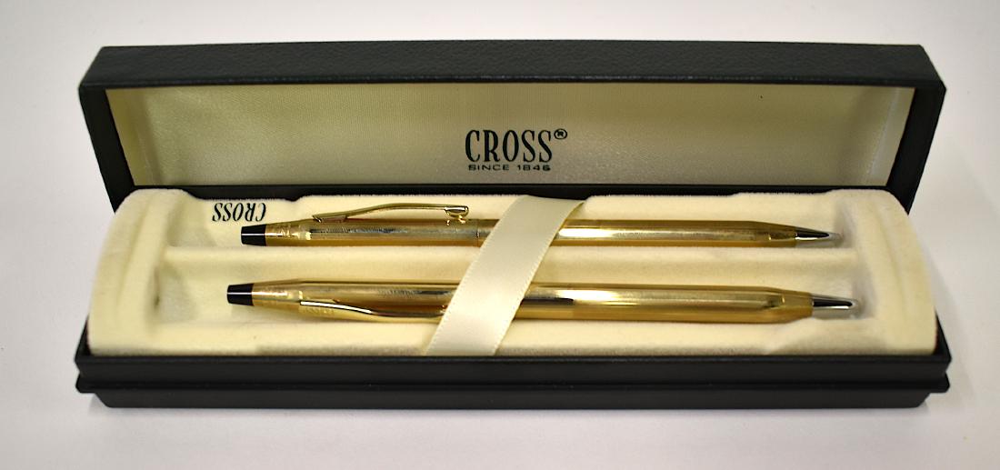 Mark Cross Pen and Pencil Set.: Original Box.