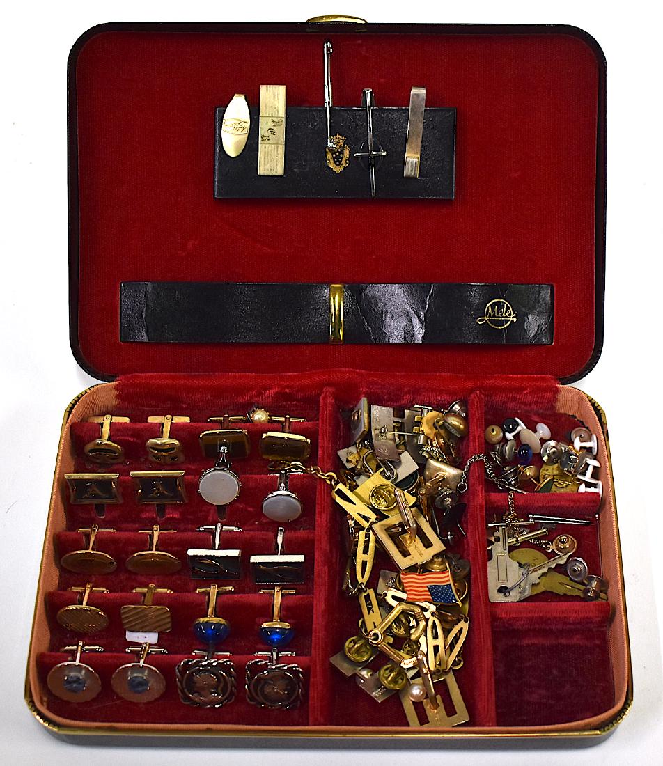 Collector or Dealer's Lot of Cufflinks Tie Bars. Tacks (1 of 3)