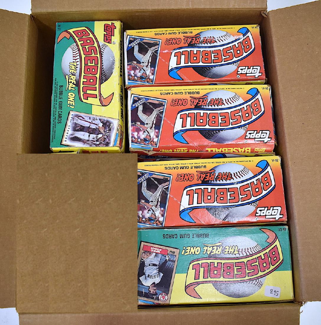 87 & '88 Baseball Unopened Wax Boxes (1 of 1)