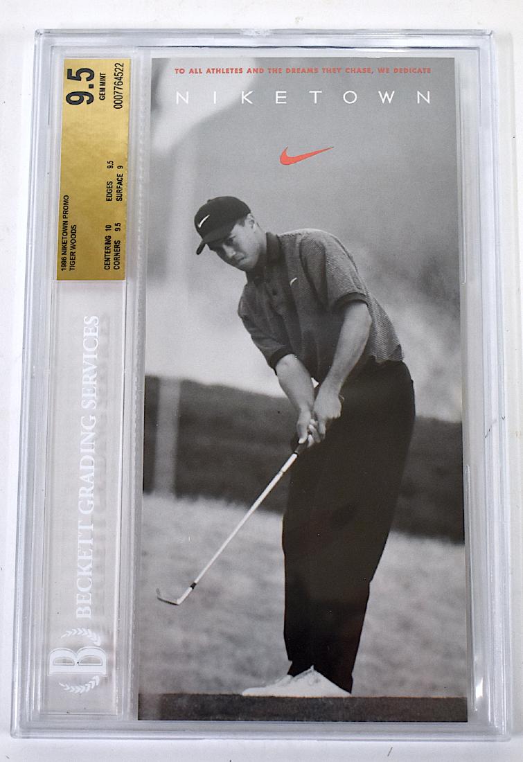 Tiger Woods Niketown Promo Rookie 1996 Card (1 of 2)