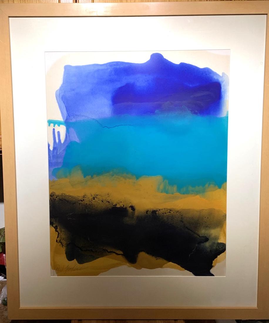 Paul Jenkins; 20thC. Modernist Watercolor - Abstract (1 of 7)