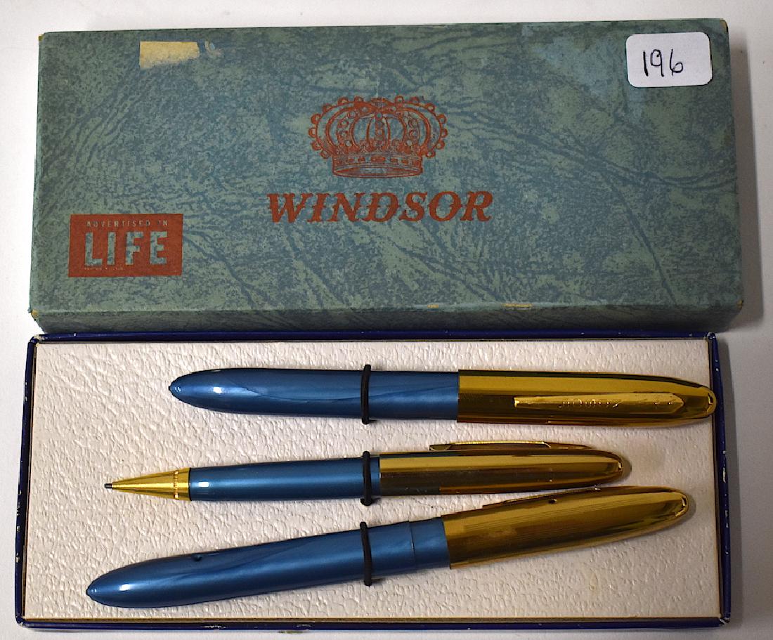 Vintage Windsor Fountain Pen & Pencil Set in Box (1 of 1)