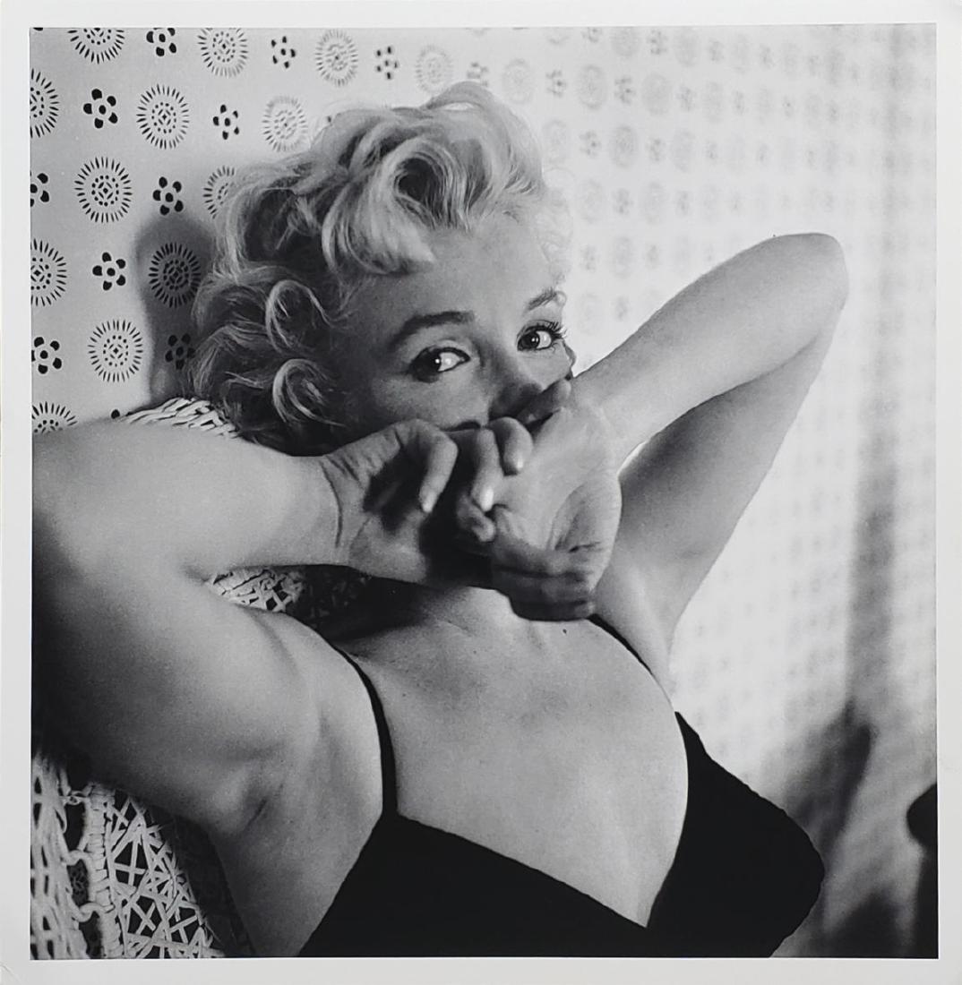 Marilyn Monroe Original Cecil Beaton Photo: Marilyn Monroe original Cecil Beaton 11.5" x 12" photograph. This photograph of Marilyn was taken in 1956 but reprinted in 1978. A stunning portrait that shows Marilyn in her classic pose that made he