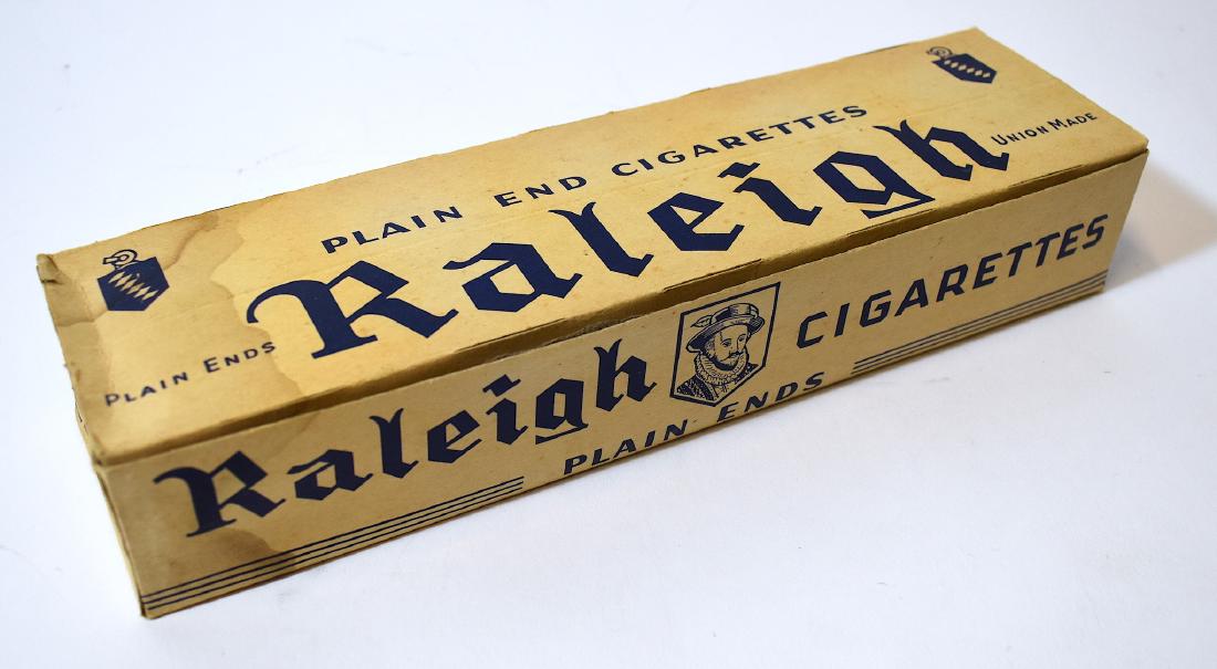 how much was a pack of cigarettes in 1945 1945 Raleigh Cigarettes. Wwii Era. Complete 10 Pack