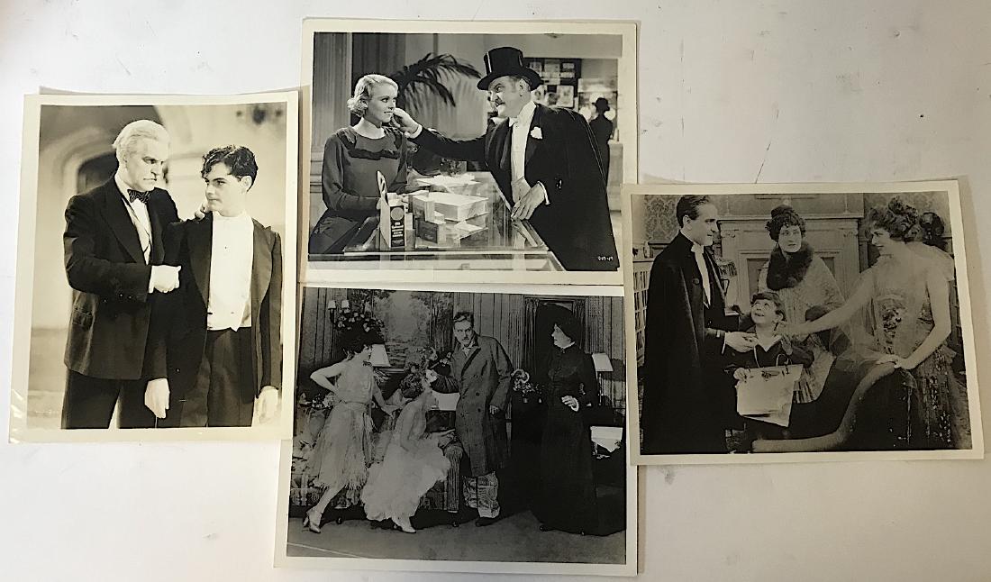 Frank Morgan Eddie Quillan Movie Stills (4): Frank Morgan and Eddie Quillan in Broadway to Hollywood with back stamps for Morris Gerber Collection, Albany. Four in the lot. Two with typed publicity snipes outlining Morgan's role in The Wizard of