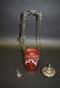 Victorian Silverplate and Cranberry Glass Pickle Caster - 3