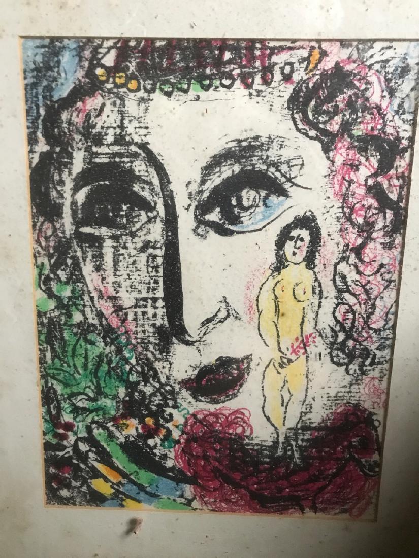 Marc Chagall, Apparition at the Circus, C 1963: Estate found condition. 12-1/4" x 9-1/4" image size