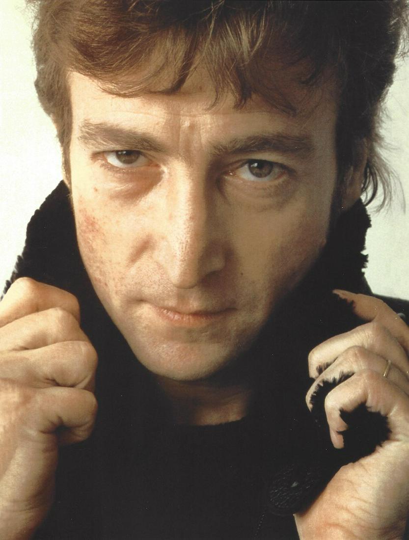 John Lennon Rolling Stones Annie Leibovitz Photo: John Lennon, Rolling Stones photoshoot, 8" x 10" photograph with border. Taken by Annie Leibovitz in 1980, printed mid 1990's. It comes stamped by the photographer with other details for publicity. Th