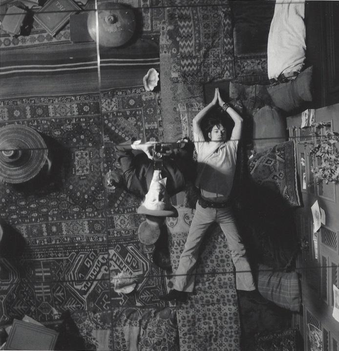 Mick Jagger Portrait Cecil Beaton Photo: Mick Jagger, "9.5 x 9.5", inner size, 9"x9". Photograph has small white border. Taken by Cecil Beaton in 1968, printed 1998. It comes stamped by the photographer with other details for publicity. The