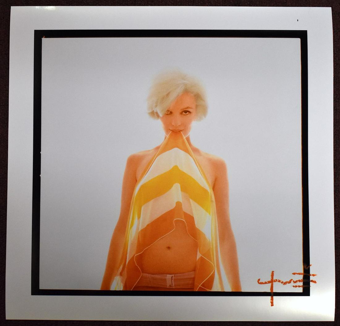 Bert Stern. Marilyn Monroe Photograph: Back Stamp for the photographer 13 x 13