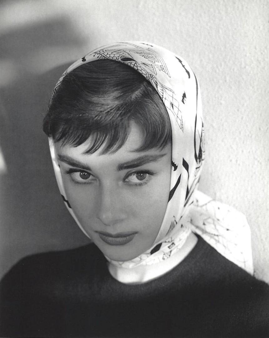 Audrey Hepburn John Engstead Publication Photo: Audrey Hepburn, measuring approximately, 8"x10" with white border. Taken by John Engstead in 1953, printed 1998. It comes stamped by the photographer and agency with other details for publicity that m