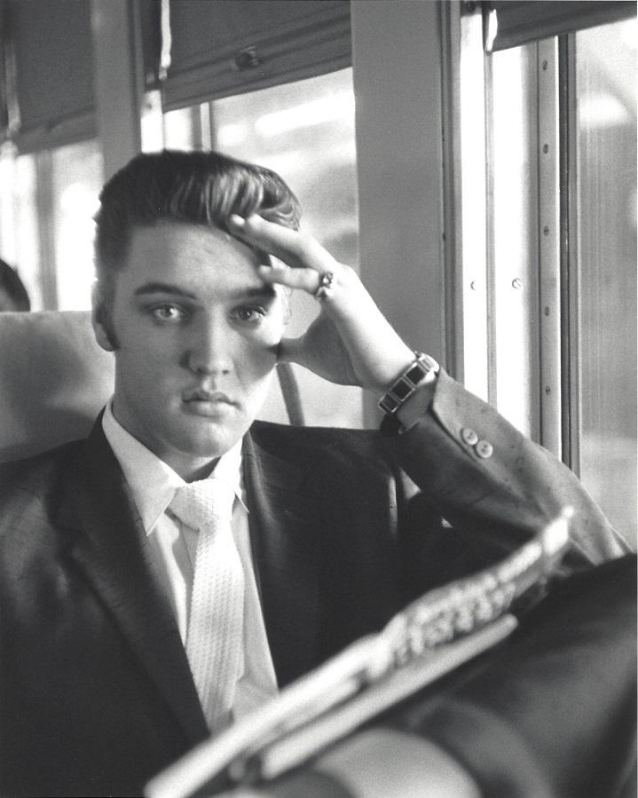 Elvis Presley By Alfred Wertheimer Publication Photo: Original Publication Photo, measuring approximately, 8.5"x10.5" includes white border. Taken by in the 1956, printed 2000. It comes stamped by the photographer and agency. The photograph is printed on