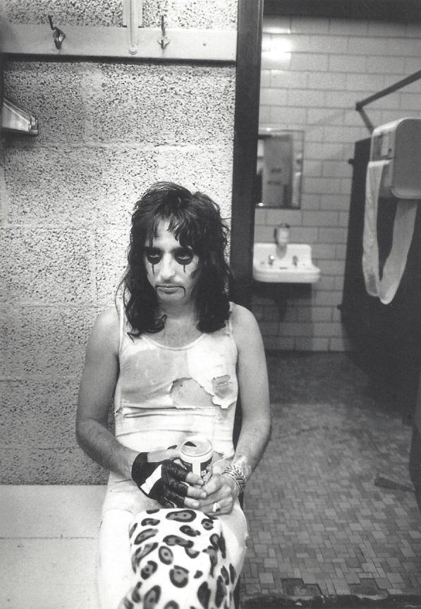 Alice Cooper Jim Marshall Publication Photo: Original Publication Photo, measuring approximately, 7.5"x7.5" includes white border. Taken in 1972, printed 1998. It comes stamped by the photographer and agency. The photograph is printed on double 