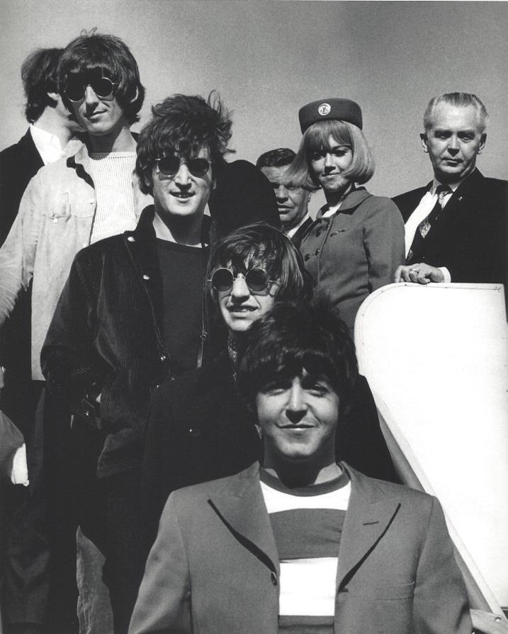 The Beatles USA Jim Marshall Publication Photo: Original Publication Photo, measuring approximately, 10.5"x 8.5" includes white border. Taken in 1966, printed late 1998. It comes stamped by the photographer and agency. The photograph is printed on 