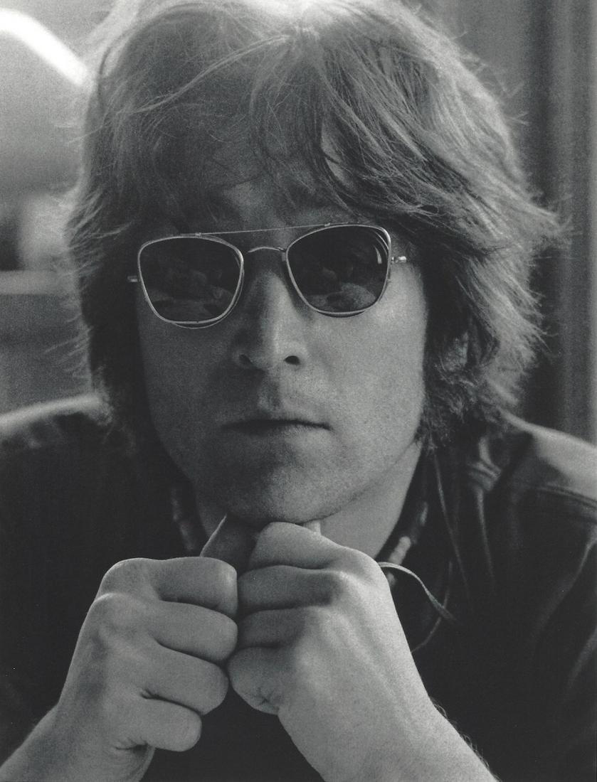 John Lennon & Yoko Publication Photo: Original Kieron Murphy Publication Photo, measuring approximately, 11"x 9" includes white border. Taken in 1971, printed late 1998. It comes stamped by the photographer and agency. The photograph is p