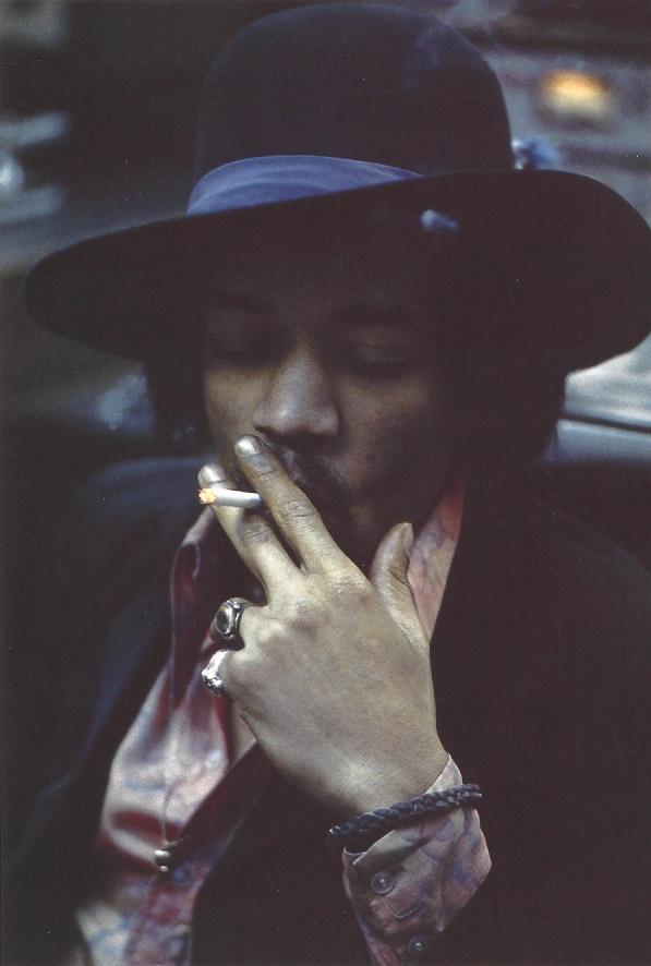 Jimi Hendrix Publication Photo: Original Linda McCartney Publication Photo, measuring approximately, 7.5"x7.5" includes white border. Taken in 1969, printed 1998. It comes stamped by the photographer and agency. The photograph is pr