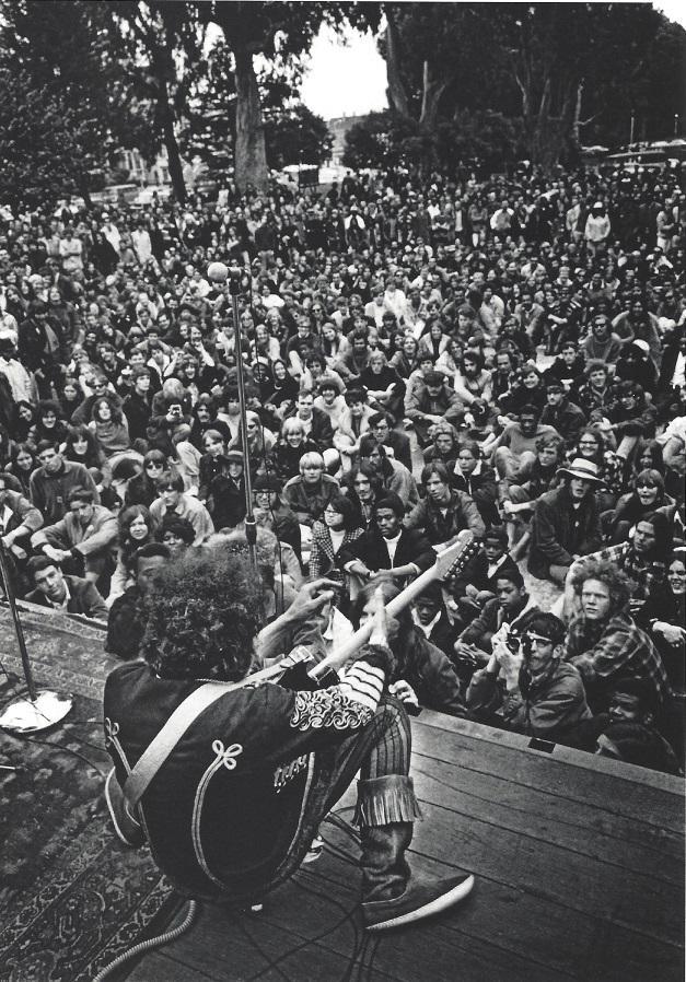 Jimi Hendrix Jim Marshall Panhandle Publication Photo: Original Publication Photo, measuring approximately, 10"x8.5" includes white border. Taken in 1967, printed 1998. It comes stamped by the photographer and agency. The photograph is printed on double w