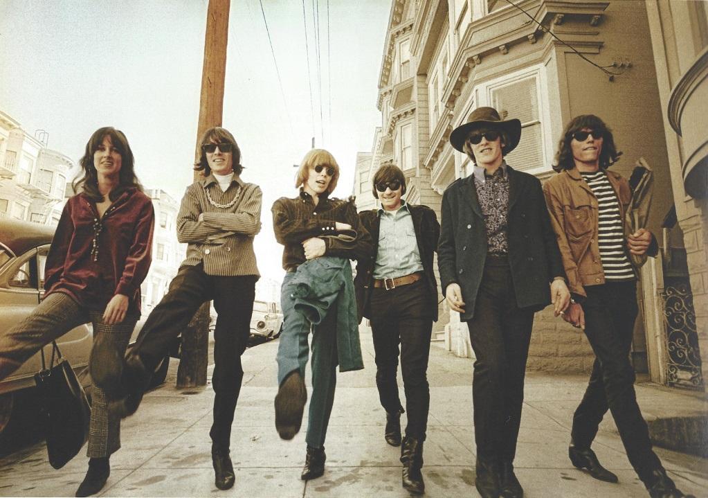 Jefferson Airplane Jim Marshall Publication Photo: Original Publication Photo, measuring approximately, 12"x9" includes white border. Taken in 1967, printed 1998. It comes stamped by the photographer and agency. The photograph is printed on double wei