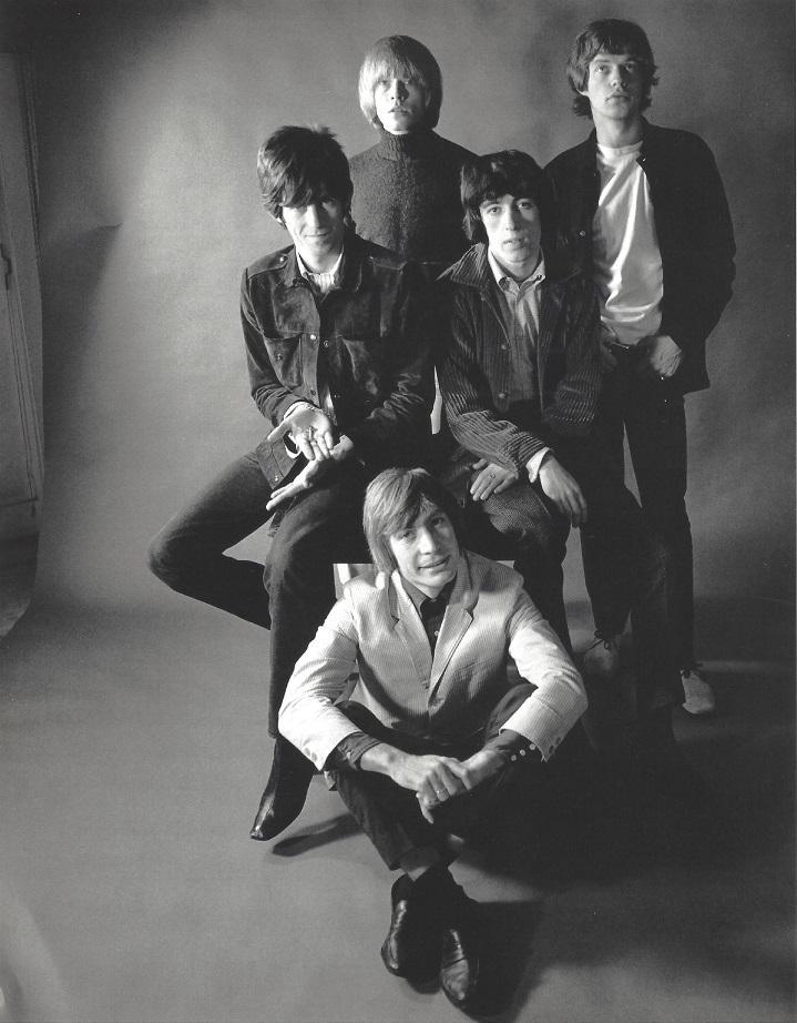 Rolling Stones Gered Mankowitz Publication Photo: Rolling Stones, measuring approximately, 10.5"x9" with white border. Taken by Gered Mankowitz in 1965, printed 1998. It comes stamped by the photographer and agency with other details for publicity th