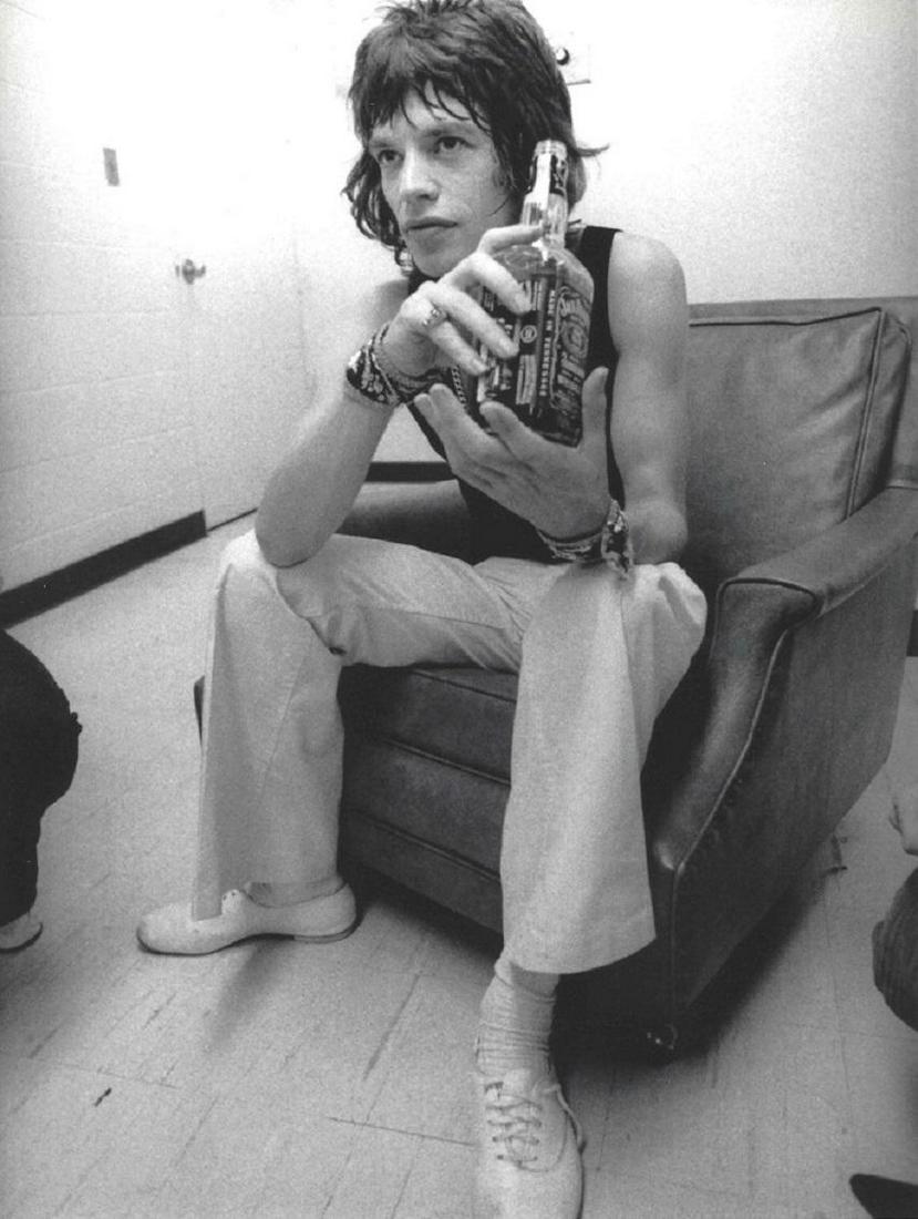 Mick Jagger Jim Marshall Publication Photo: Original Publication Photo, measuring approximately, 11"x8.5" includes white border. Taken in 1972, printed 1998. It comes stamped by the photographer and agency. The photograph is printed on double w