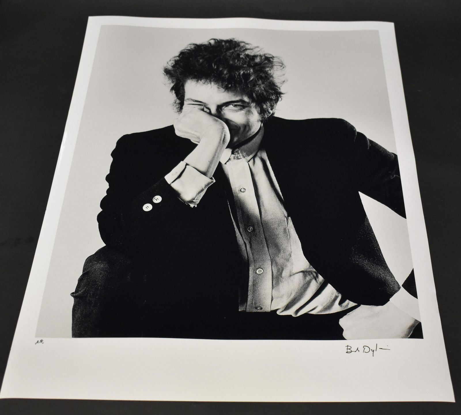 Daniel Kramer Bob Dylan Photograph A.P: Marked AP and Sgd. In the margin. 20 x 18