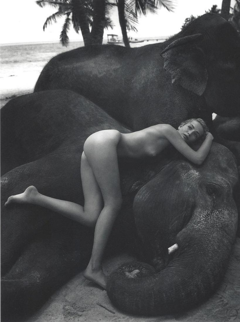 Tatjana Patitz Bruce Weber Pirelli ProofÊ Photo: Original Publication Photo, measuring approximately, 12"x9.5" includes white border. Taken 1998. It comes stamped by the photographer and agency. The photograph is printed on double weight slight glos