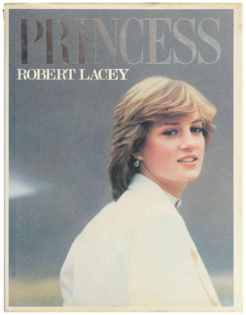 Princess Diana Princess Book Signed: This Book titled, Princess by Robert Lacy, was given to a young girl from Princess Diana who came to know her through the young girl's mother. Diana became very close to this family over the years. A 