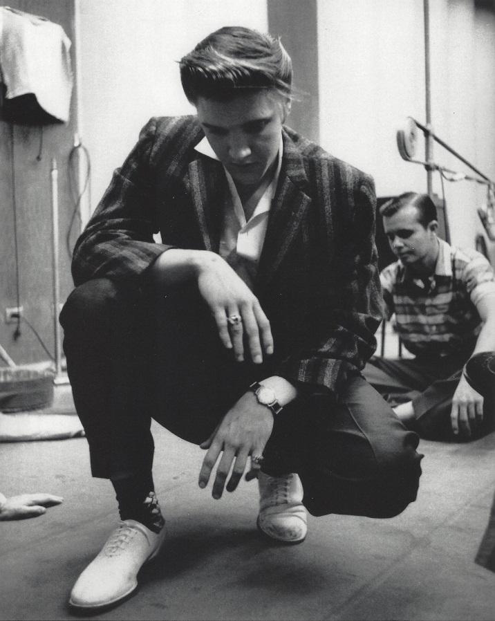 Elvis Presley By Alfred Wertheimer Publication Photo: Original Publication Photo, measuring approximately, 8.5"x10.5" includes white border. Taken by in the 1956, printed 2000. It comes stamped by the photographer and agency. The photograph is printed on