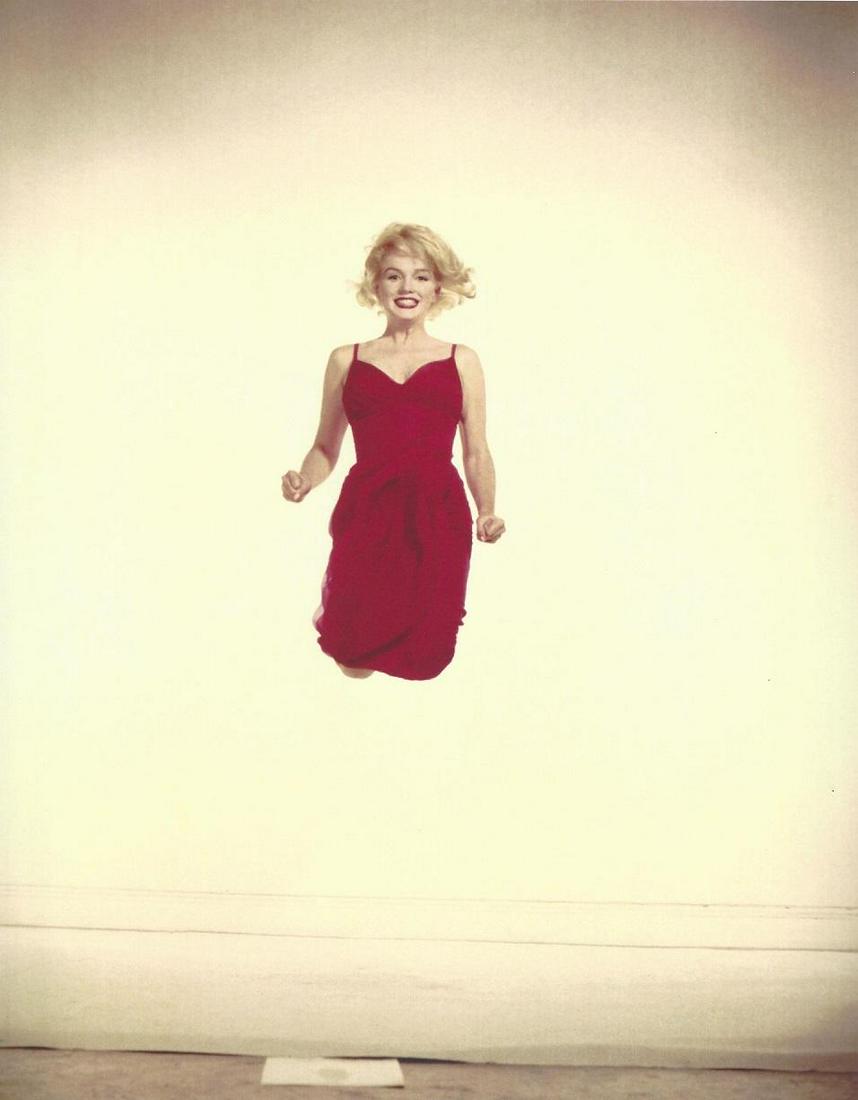 Marilyn Monroe Philippe Halsman Publication Photo: Original Publication Photo, measuring approximately, 10.5"x9" includes white border. Taken in 1959, printed 1998. It comes stamped by the photographer and agency. The photograph is printed on double w