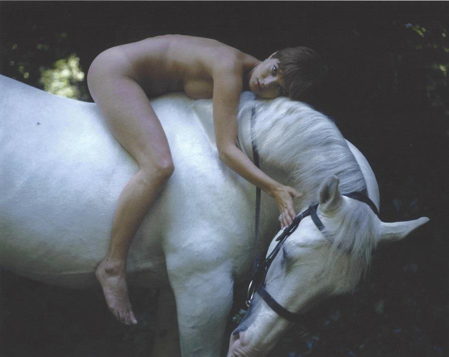 Kate Moss Nan Goldin Publication Photo: Original Publication Photo, measuring approximately, 10.5"x9" includes white border. Taken in 2001. It comes stamped by the photographer and agency. The photograph is printed on double weight slight g
