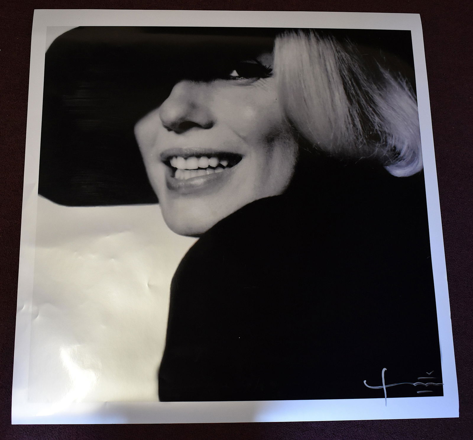Bert Stern. Marilyn Monroe Photograph: Enlarged Size 30 x 29