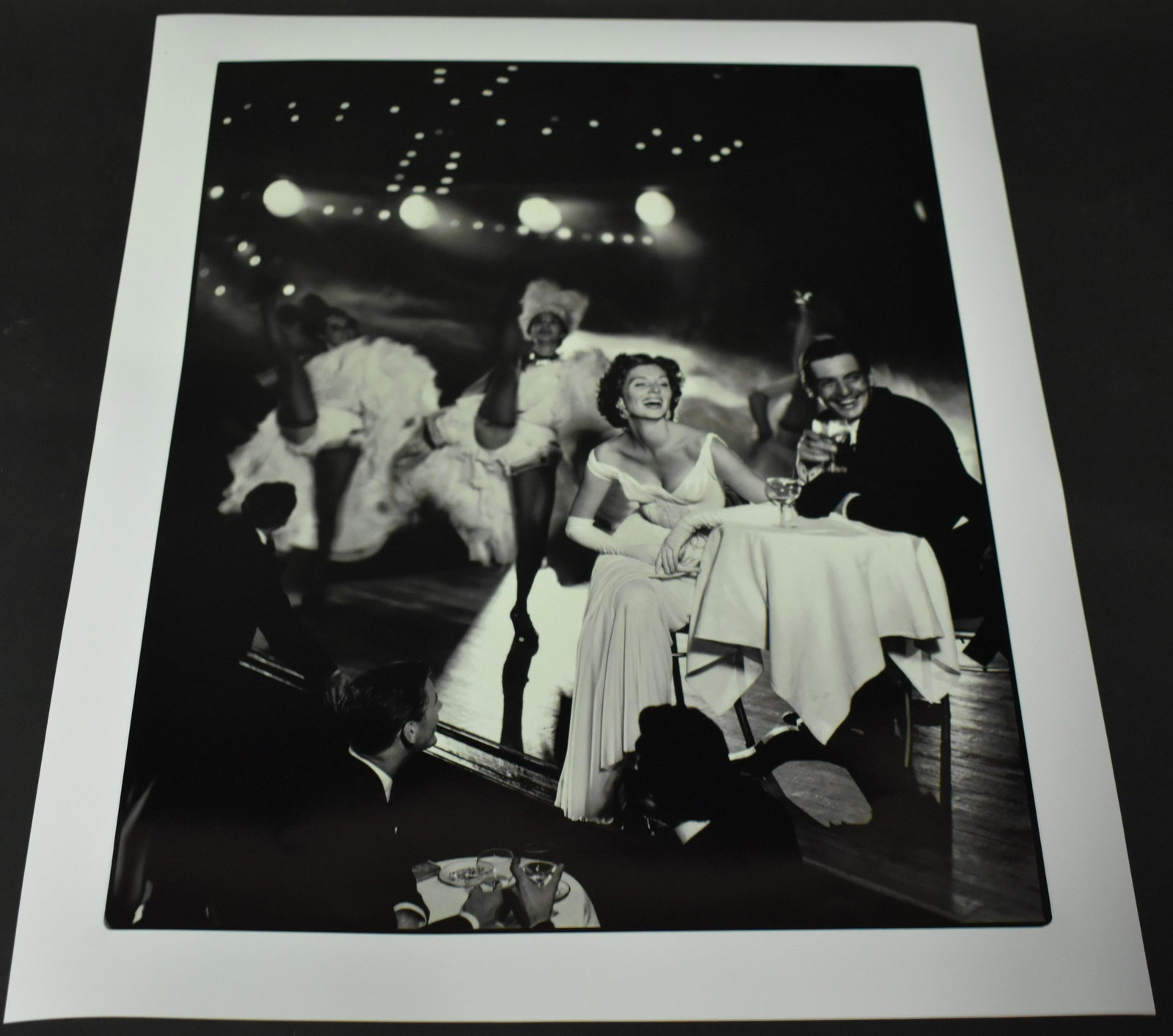 Richard Avedon Moulin Rouge Photo: Moulin Rouge Paris aug 1957. Copyright 1957. Stamped 20 1/2 x17