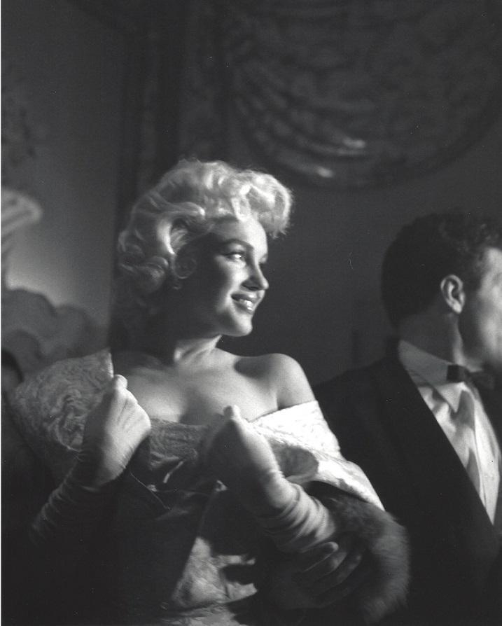 Marilyn Monroe Eve Arnold Publication Photo: Original Publication Photo, measuring approximately, 10"x9" includes white border. Taken in 1956, printed 1998. It comes stamped by the photographer and agency. The photograph is printed on double wei