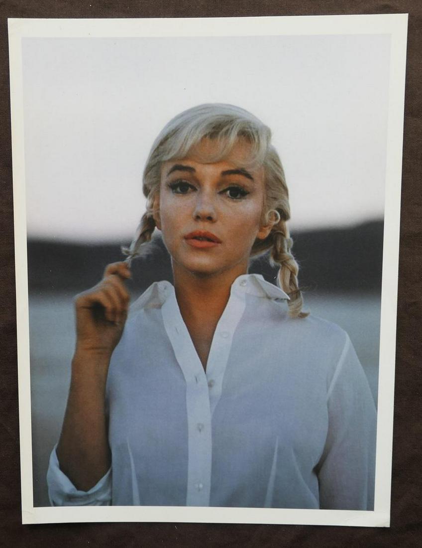 Marilyn Monroe Eve Arnold Publication Photo: Original Publication Photo, measuring approximately, 6.5"x9" includes white border. Taken in 1960, printed 1998. It comes stamped by the photographer and agency. The photograph is printed on double we