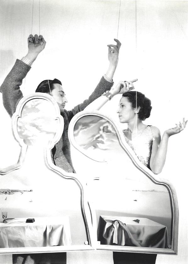 Salvador Dali Cecil Beaton Publication Photo: Original Publication Photo, measuring approximately, 7.5"x5.5" includes white border. Taken in 1936, printed 1998. It comes stamped by the photographer and agency. The photograph is printed on double 