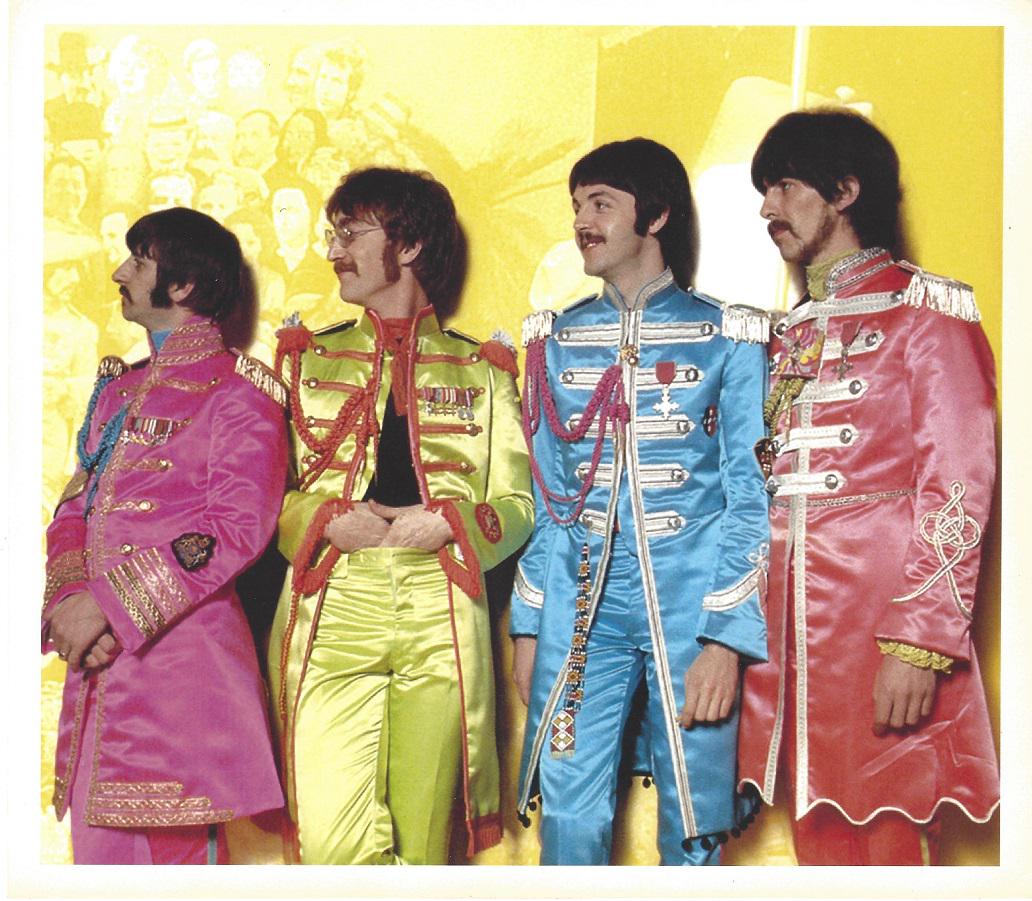 The Beatles Sgt Peppers Release Publication Photo: Original Publication Photo, measuring approximately, 8.5"x7.5" includes white border. Taken in 1967, printed 1999. It comes stamped by the photographer and agency. The photograph is printed on double 