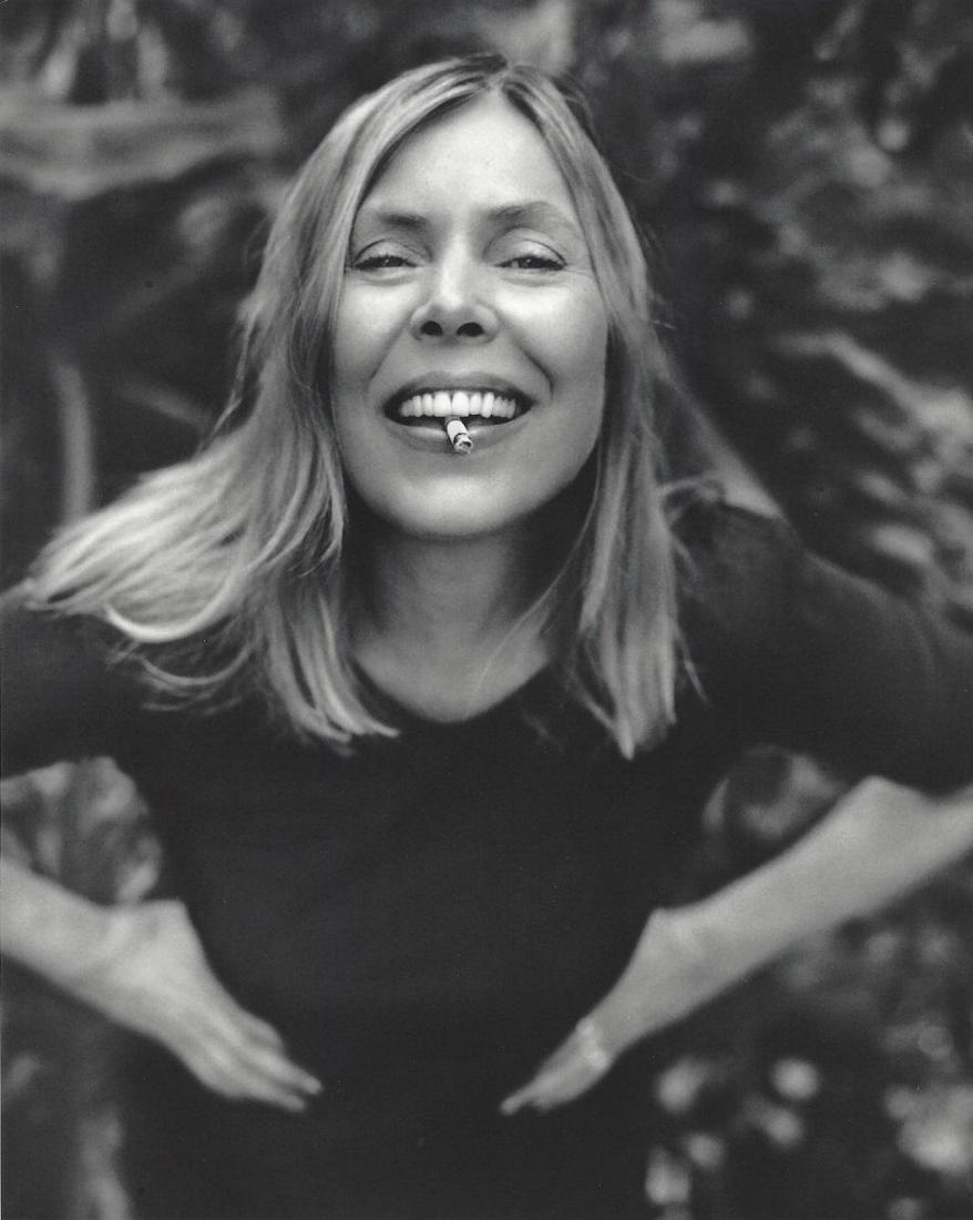 Joni Mitchell Mark Seliger Publication Photo: Original Publication Photo, measuring approximately, 10.5"x8.5" includes white border. Printed 1998. It comes stamped by the photographer and agency. The photograph is printed on double weight slight