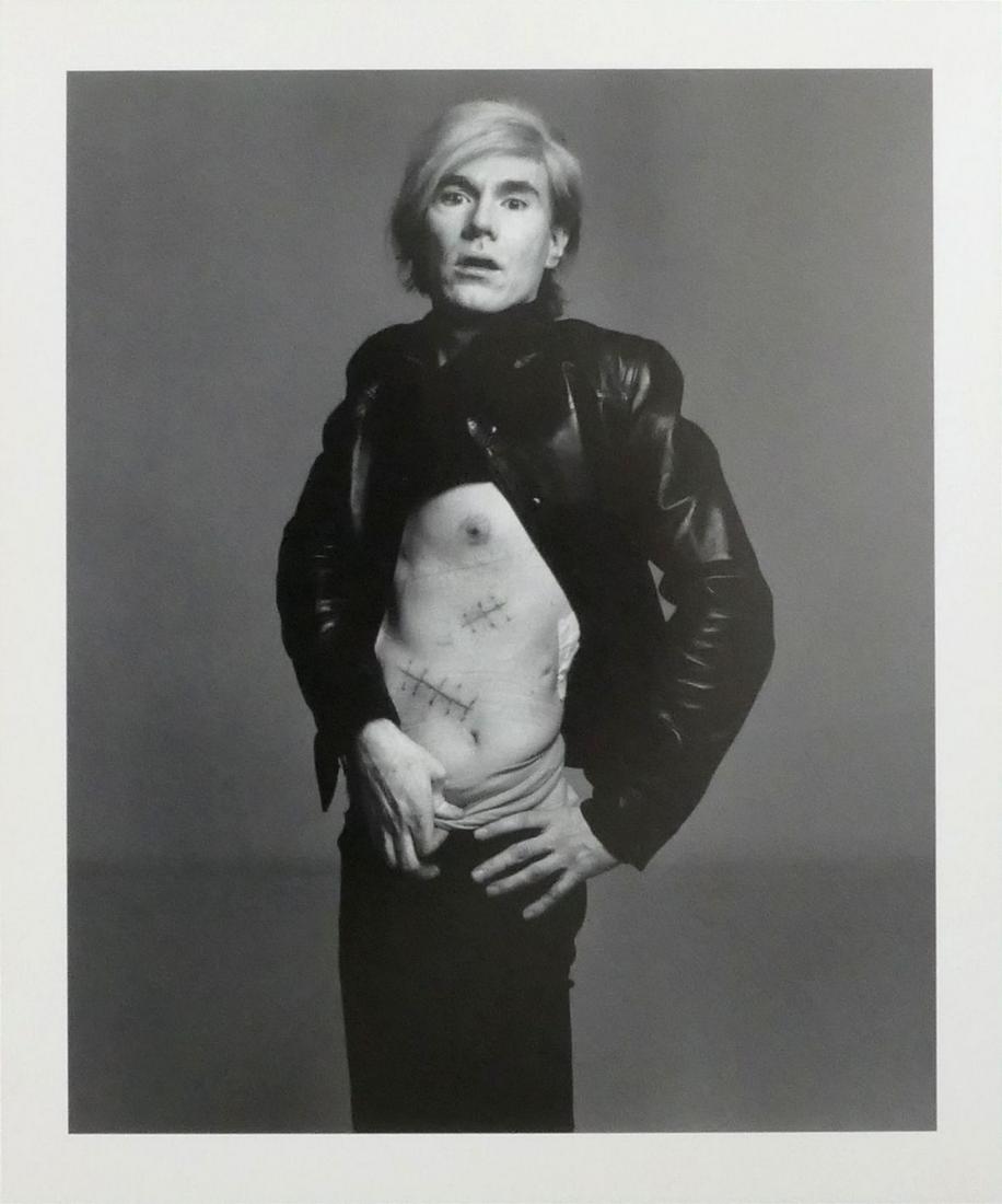 Andy Warhol Signed Richard Avedon Photo: Original photo of Andy Warhol, measuring approximately, 15"x13" includes white border. _Taken in the 1960's, printed 1999. It comes signed and dated by the photographer. The photograph is printed on d