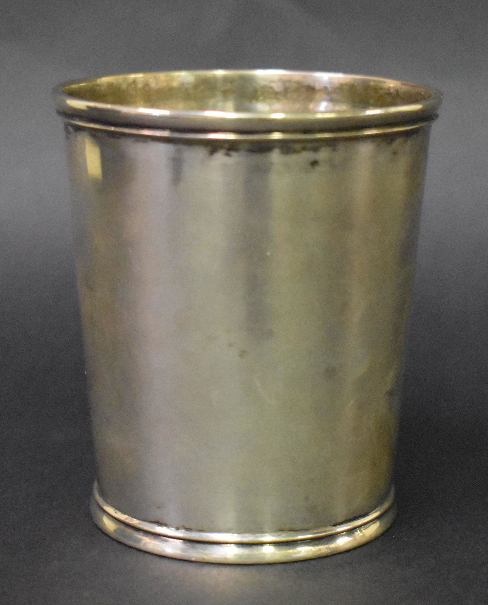 Henry Hudson Coin Silver Beaker.: Marked H, Hudson Louisville, Kentucky. Size 3"H