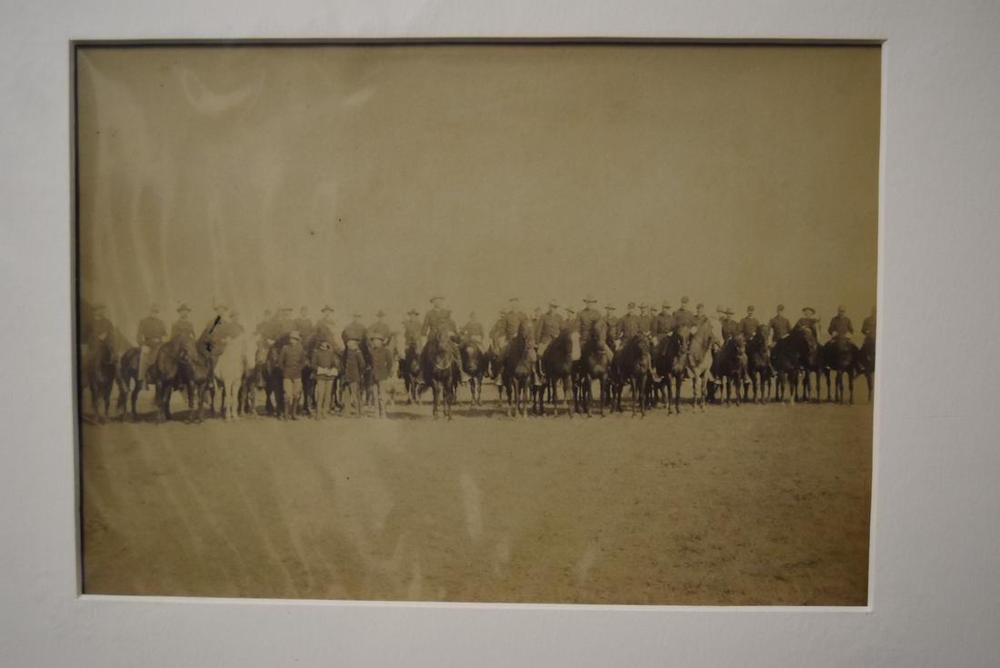 Nelson Miles. 7th Cavalry: Montana Territory Sept 1877 Moved to intercept Nez Pierce Albumin Cabinet Cad. 6.5"x9" Overall 20"x16"