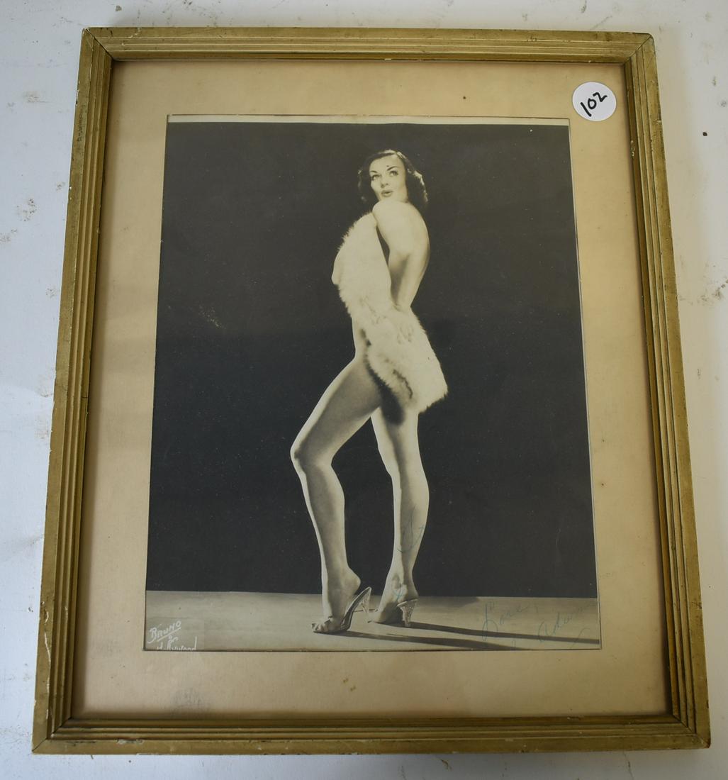 Bruno of Hollywood Glamour Photograph: Signed in the photo negative and in this original photograph Bruno of Hollywood. 8 x 10